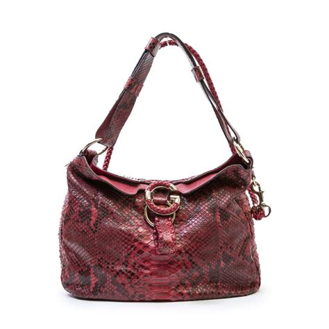 gucci sac rouge|sac Gucci python.